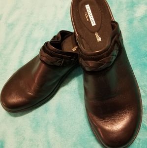Clark's Black Clogs